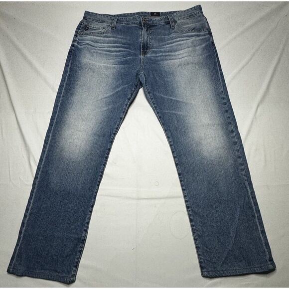 AG Adriano Goldschmied Men's The Graduate Tailored Leg Blue Jeans - Size 40x29 - Picture 1 of 8